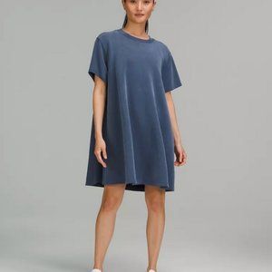 EUC Lululemon Softstreme All Yours Dress in Mineral Blue - Size 12